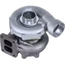 Vue de dessus à 45 degrés du turbocompresseur K29-3467MOA avec plaque bleue