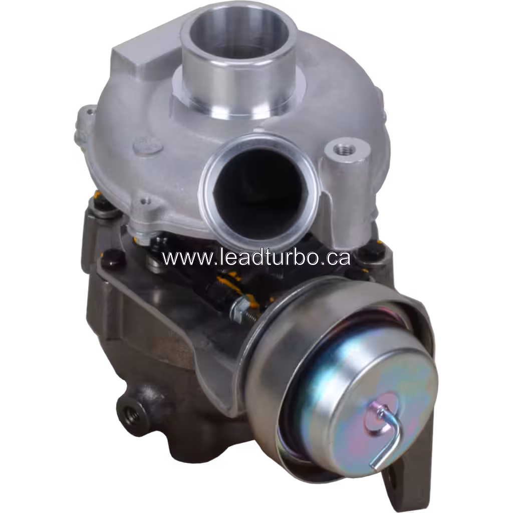 1515A170 RHV4 turbocharger front view with silver compressor housing