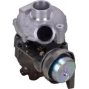 1515A170 RHV4 turbocharger front view with silver compressor housing