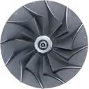 J96 turbocharger rotor assembly side profile