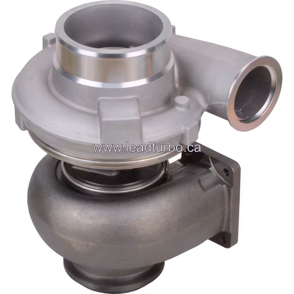 Vue avant du turbo 750525-5014 avec références OEM
