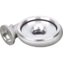 Boîtier de compresseur turbo HX82 avec entrée centrale polie et six trous de boulonnage