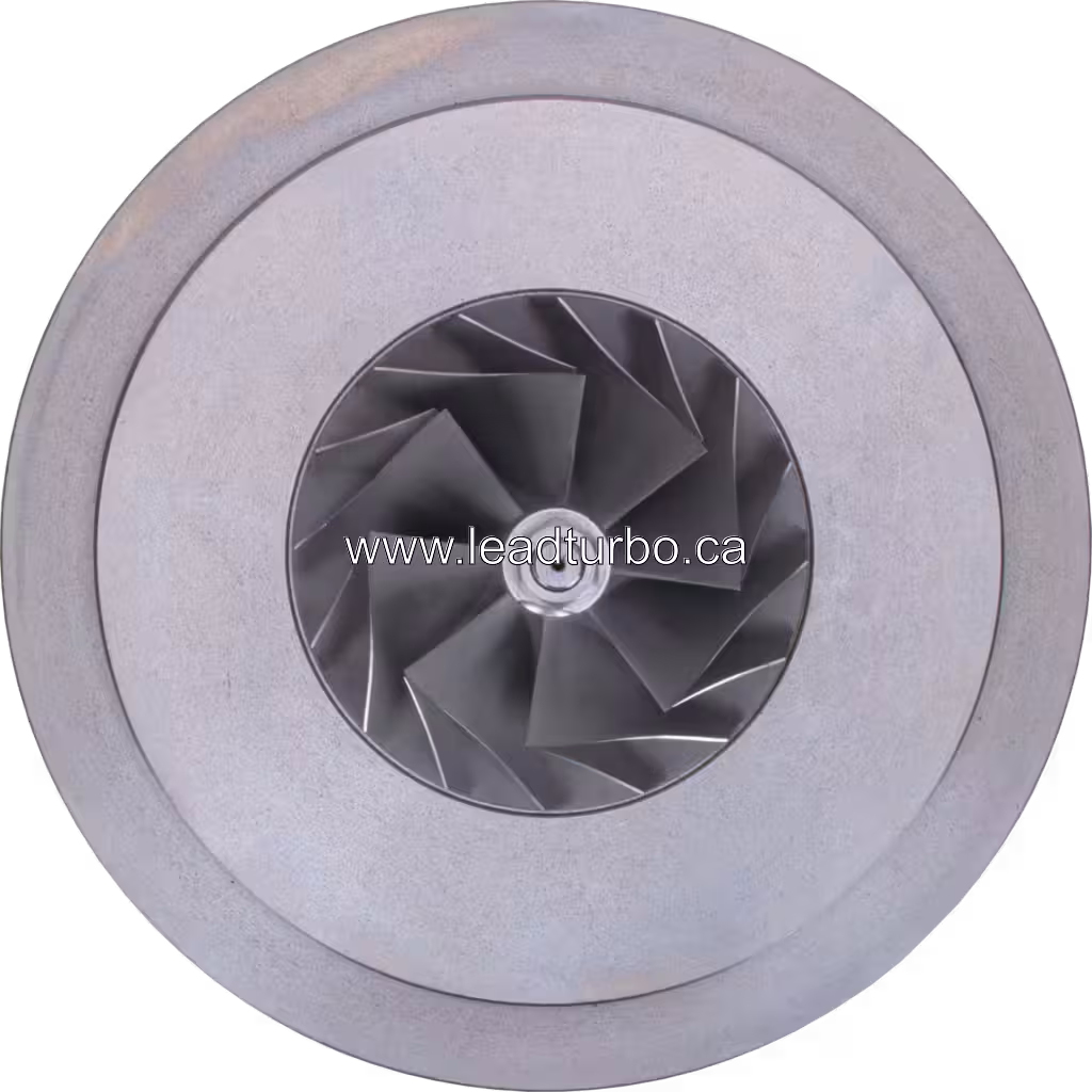 Vue avant du core HX60W 3594608 montrant la roue compresseur