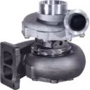 Turbocompresseur 466076-0019 TA5102 avec carter turbine argenté et carter compresseur noir
