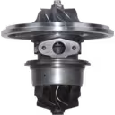 FOR 53319707134 turbocharger core front view with compressor and turbine impellers