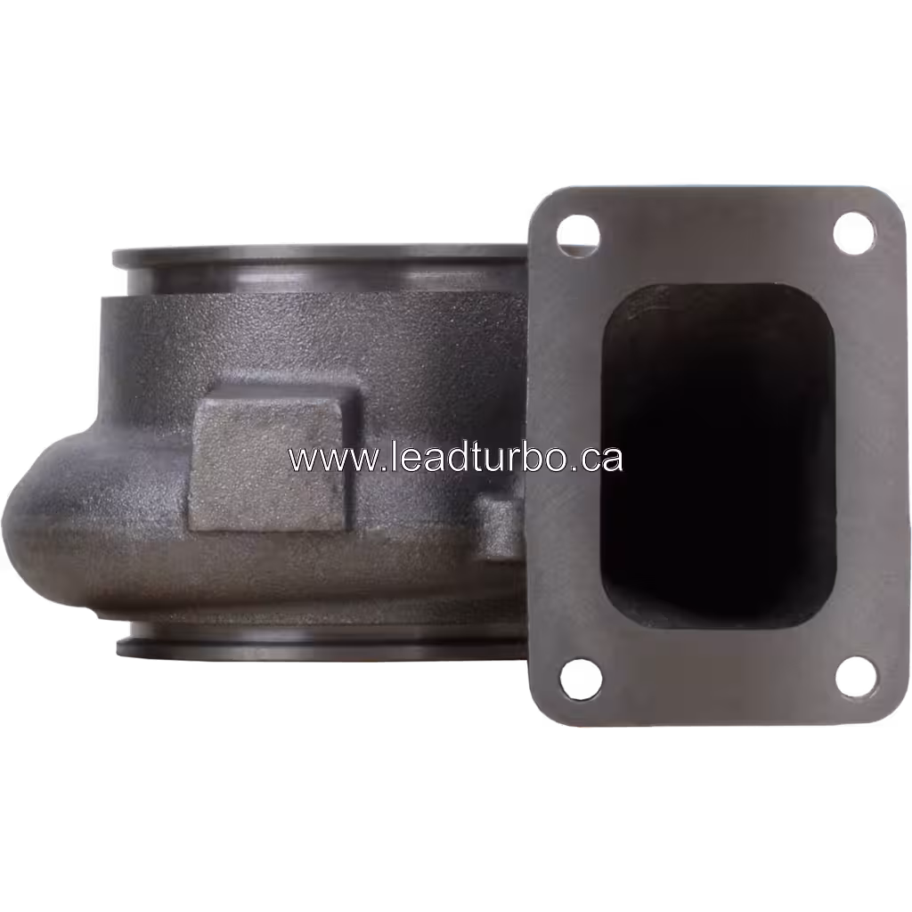Carcasse de turbine 49132-05110 TH vue de face, métal fondu gris mat