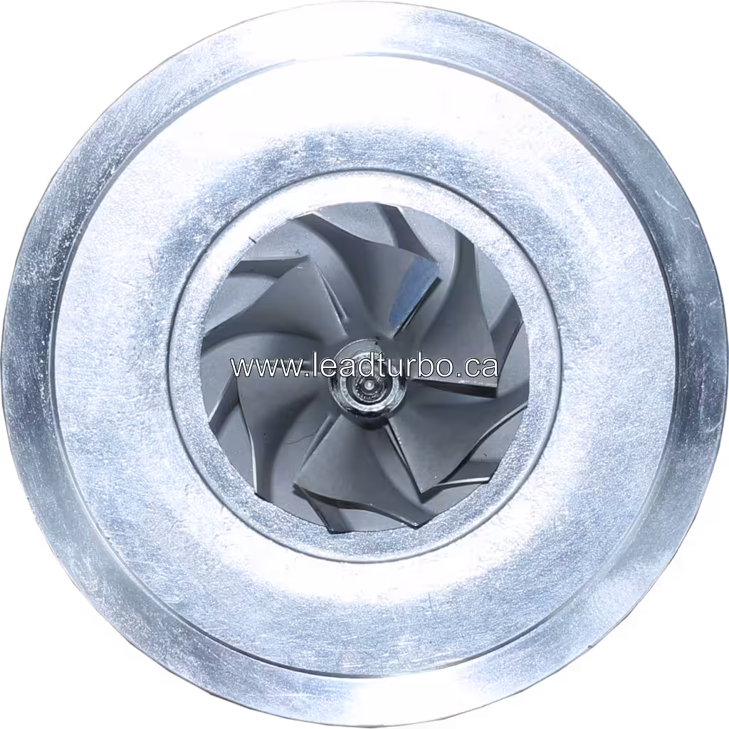 FOR RE26120 TA3404 turbocharger core front view with compressor wheel
