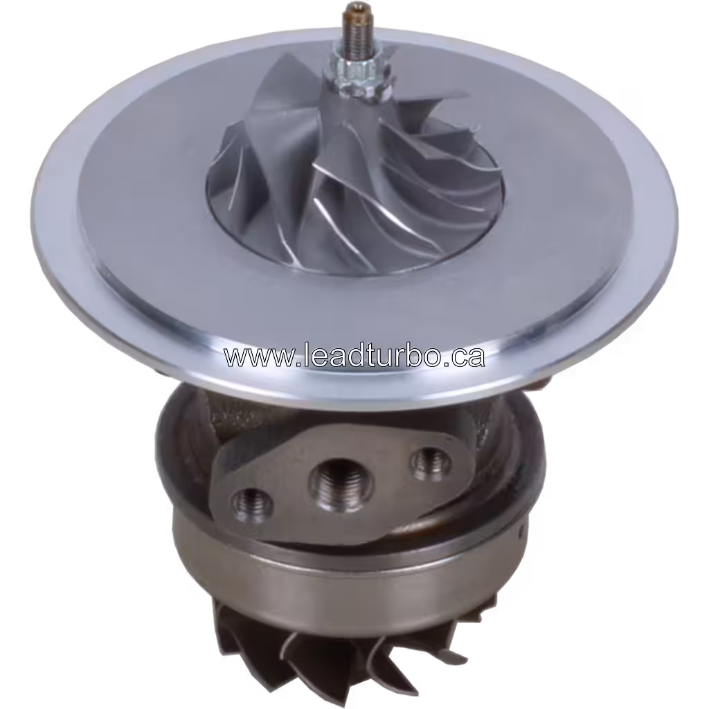 TA3404 CHRA assembly showing turbine wheel and central bearing housing