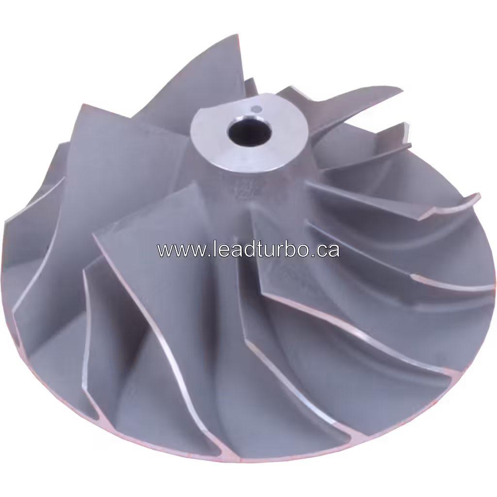 Roue de compresseur turbo TO4E15 vue de face