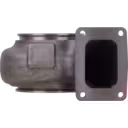 Front view of 1262757 turbine housing for BTL8503 turbocharger