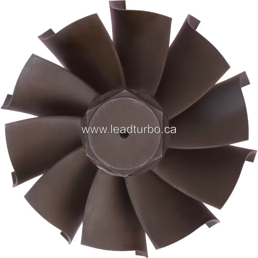 FOR 750863-5006S TW turbine wheel front view with radial blades