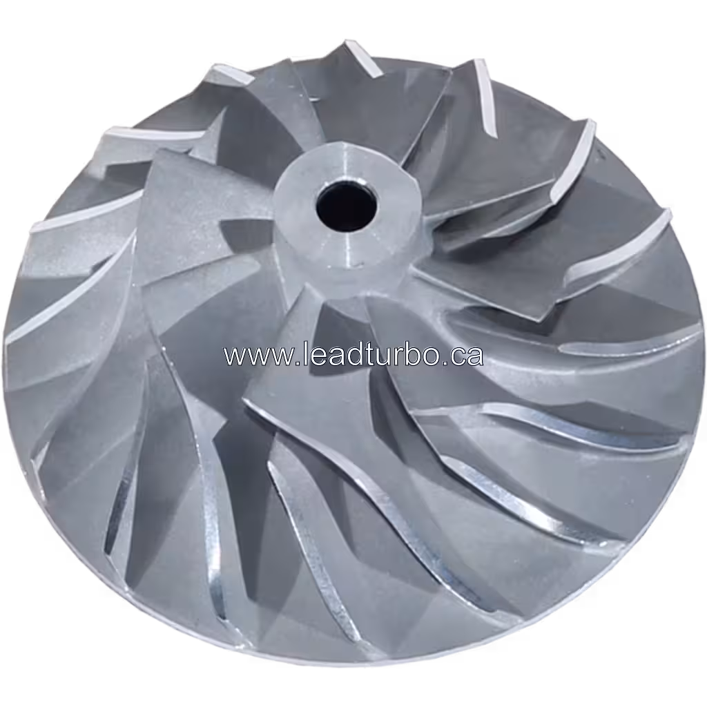 Aftermarket compressor wheel for turbocharger replacement