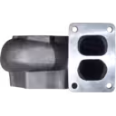 Aftermarket turbine housing replacement for turbocharger