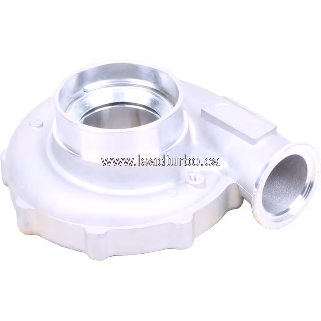 J96 turbo compressor housing 45-degree top view