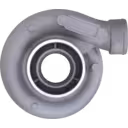 Front view of FOR 3599725 CH HX35W compressor housing for Cummins 6BTAA