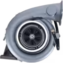Front view of 471086-0002 GT4294 turbocharger showing compressor wheel and inlet flange