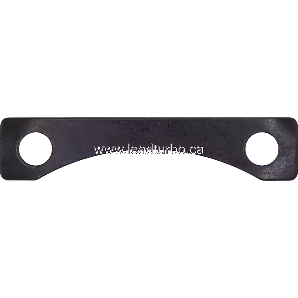 45-degree view of aftermarket HX83 clamp plate for industrial gensets