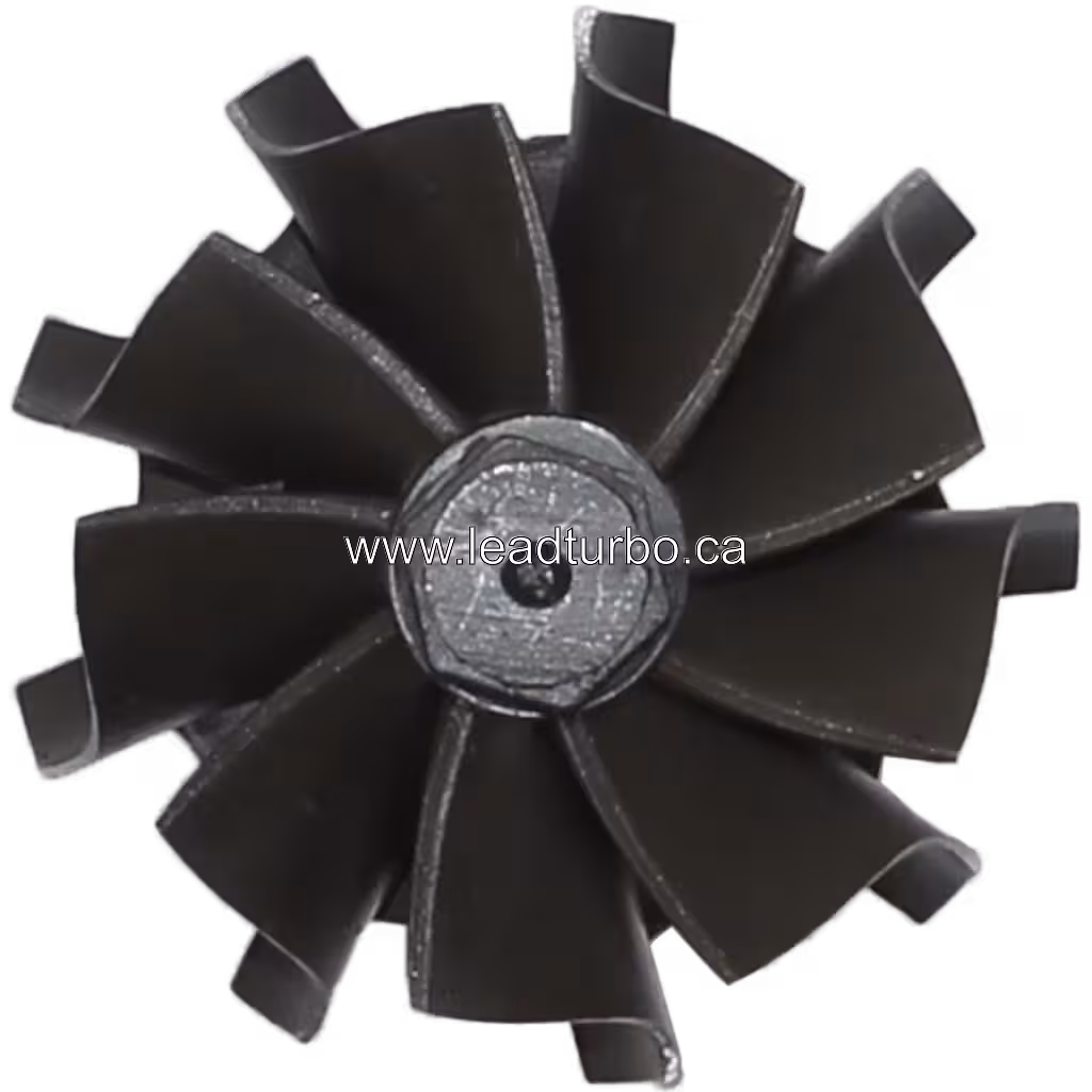 Roue de turbine turbo Hyundai D4AE vue de face
