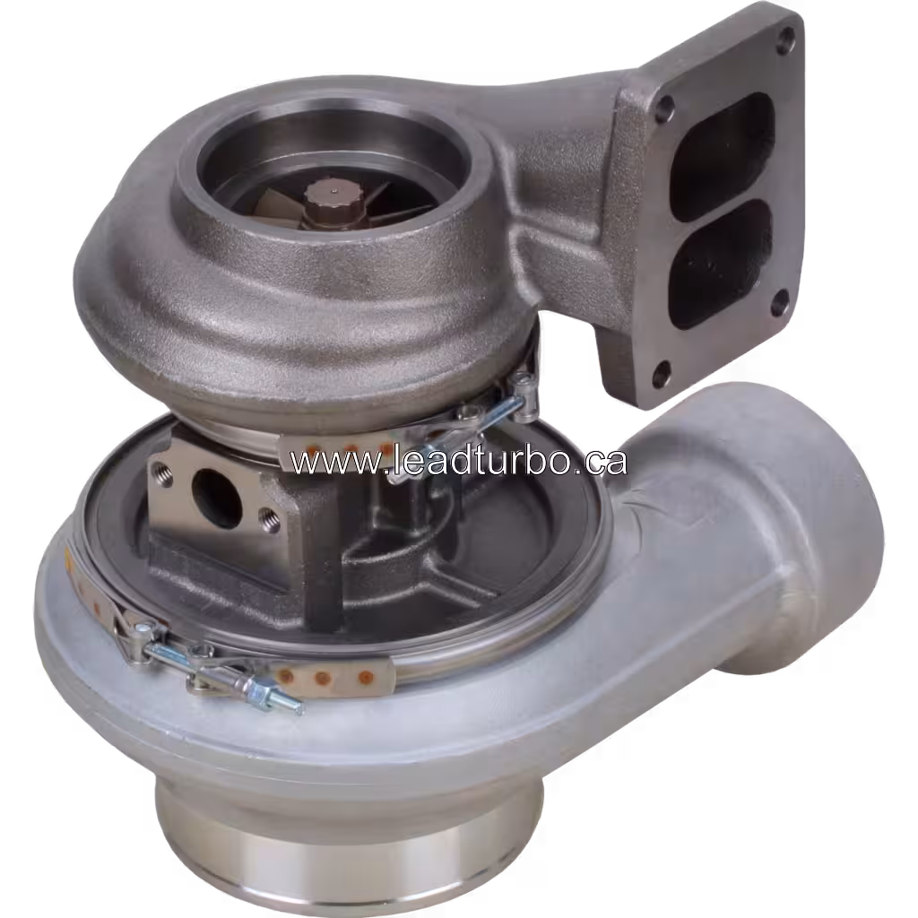 Turbocompresseur 179576 4LF555 pour CAT 3412 - Remplacement bottom 45 degree view
