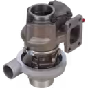 Turbocompresseur 4051240 HX30W avec port de pompe à eau et bouchon rouge sur le carter turbine