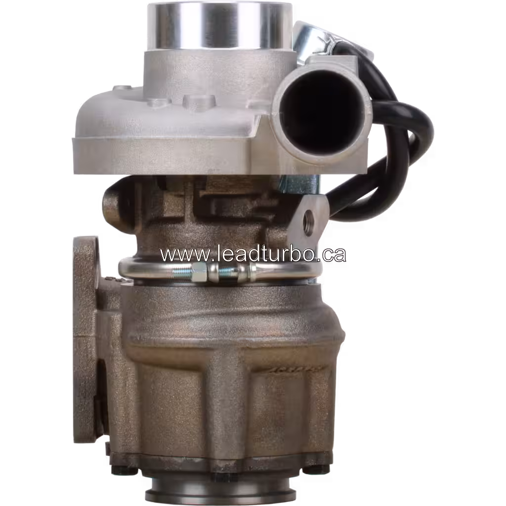 Turbocompresseur 4051240 HX30W avec flèche d'échappement rectangulaire et câble d'actionneur