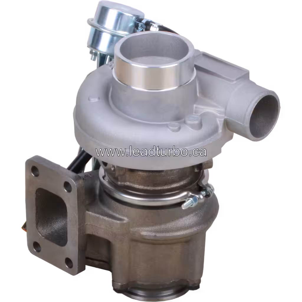 Vue du turbocompresseur 4051240 HX30W avec entrée de compresseur et bride de serrage