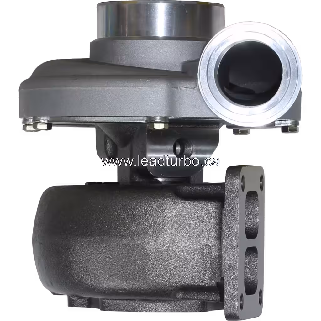 Turbocompresseur 53319886727 vue avant avec carter compresseur gris
