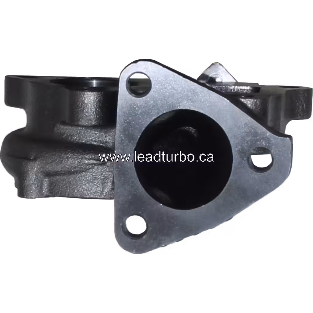 FOR 715924-0002 TH J96 turbine housing front view with triangular flange