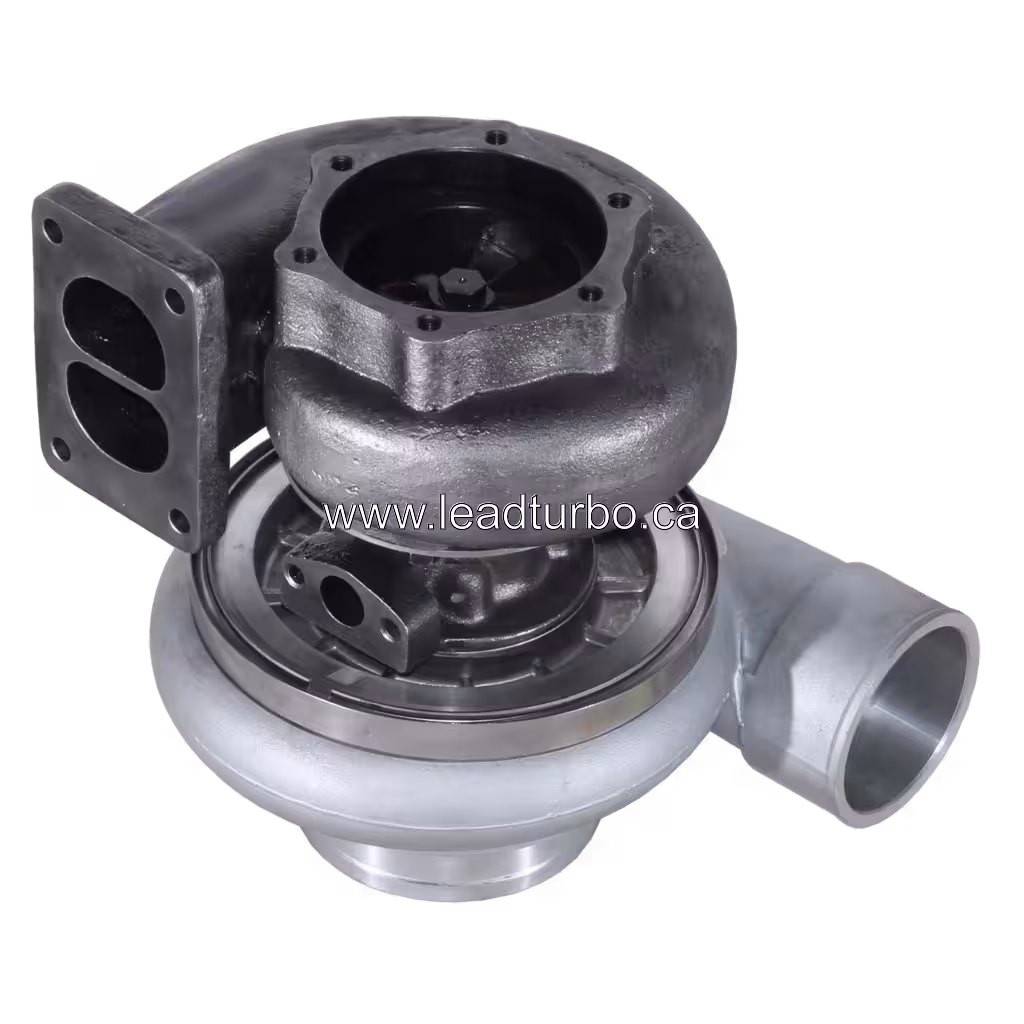 Turbocompresseur 6505-65-5030 KTR110L-585E pour Komatsu HD325-6 bottom 45 degree view