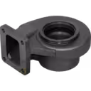Logement de turbine Mitsubishi 6D16T avec ailette interne visible dans l'ouverture d'admission