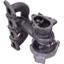 VW Golf Mk5 CTHG Turbocharger Assembly Side View