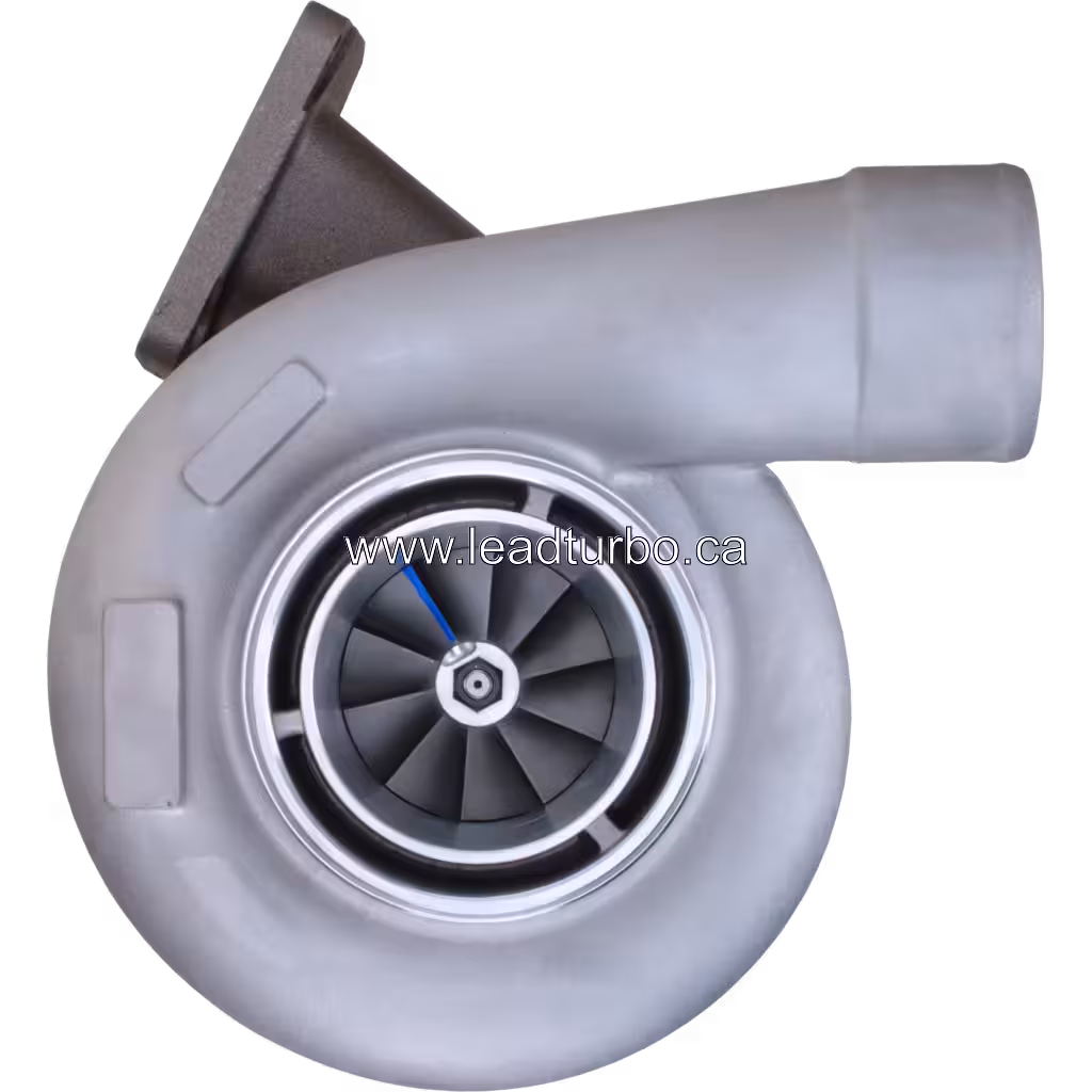 Détail du turbocompresseur Komatsu pour vérification de montage