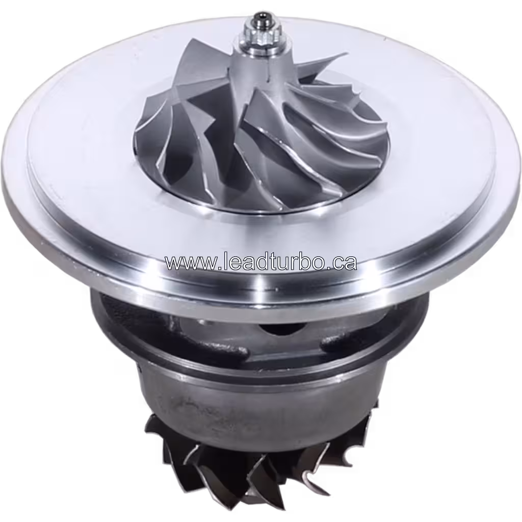 TA4521 core with visible turbine and compressor wheels for Mercedes-Benz OM401LA