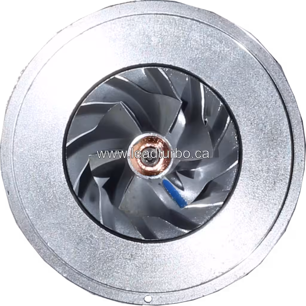 Vue avant du core de turbocompresseur TD04-09B FOR 49177-01510