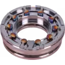 Nozzle Ring Assy 5440-970-0036 NRA vue de dessus avec segments de vanes
