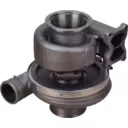 QSK38 Turbocharger Side Profile and mounting details