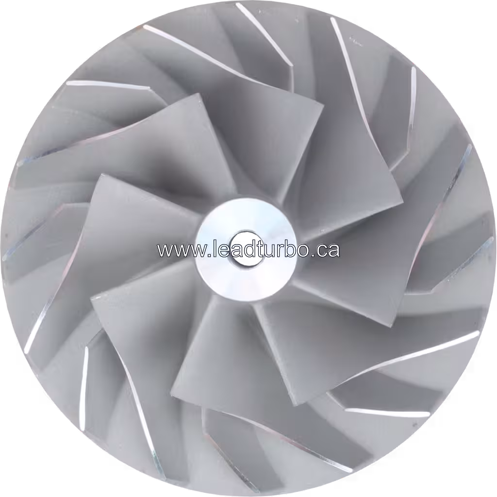 Roue de compresseur 3597224 HE551V pour IVECO CURSOR 13 top view