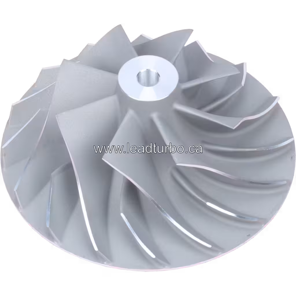 Roue de compresseur 3597224 HE551V pour IVECO CURSOR 13 45 degree view