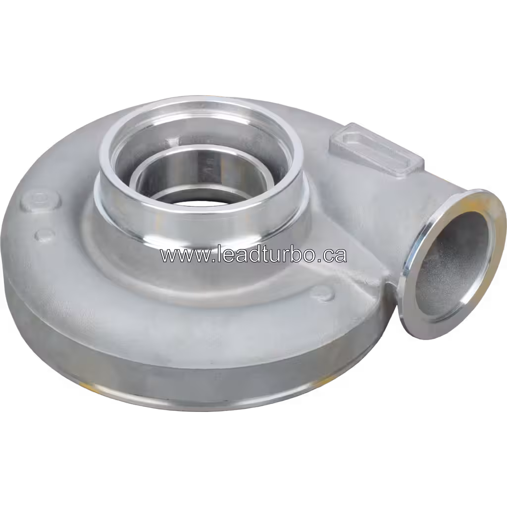 HX60 turbo compressor housing top view with central opening