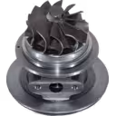 MITSUBISHI 4D34 turbo core mounting flange detail