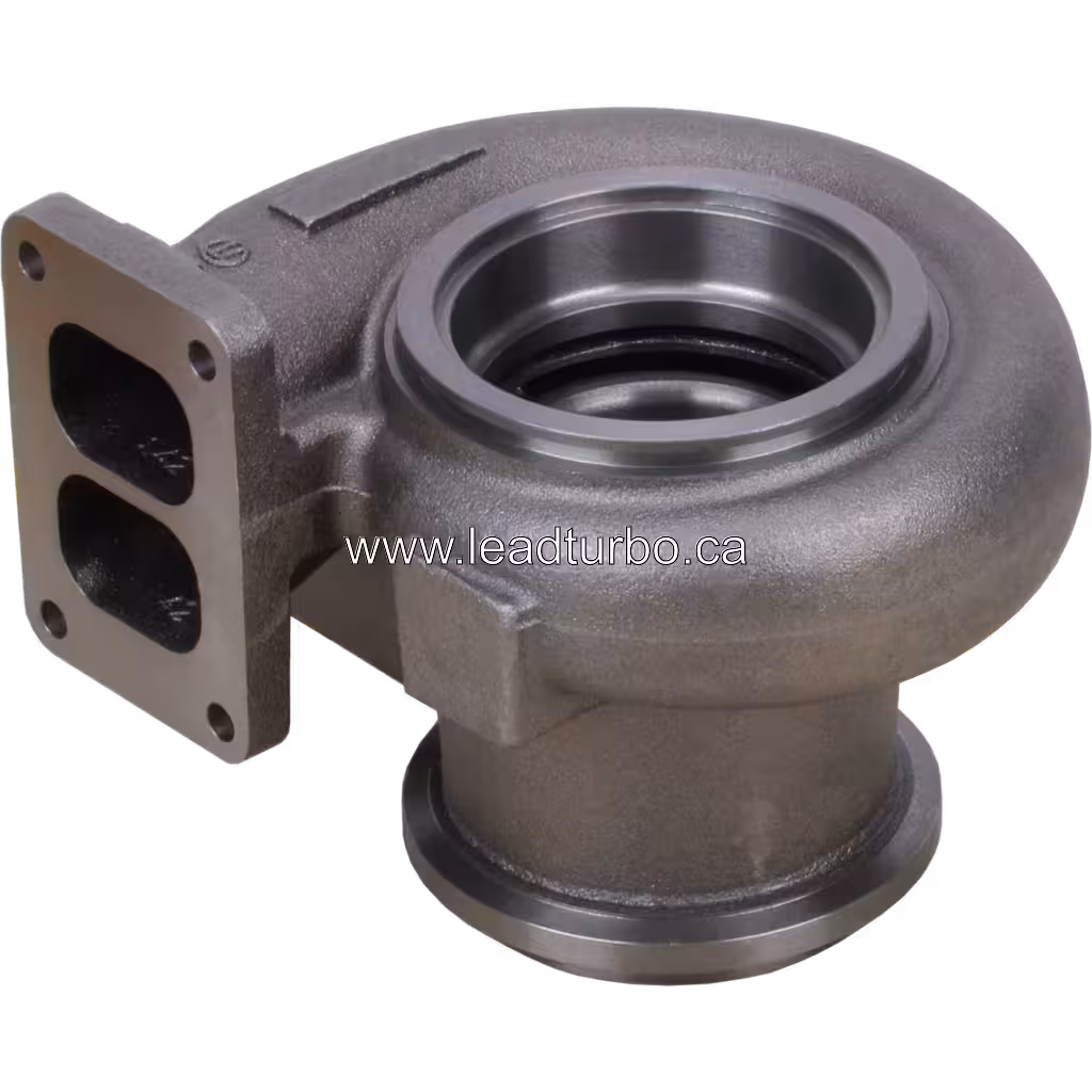Carter Turbine 447990-0099 pour Turbo GTA4702BS CAT C15 3406E bottom 45 degree view