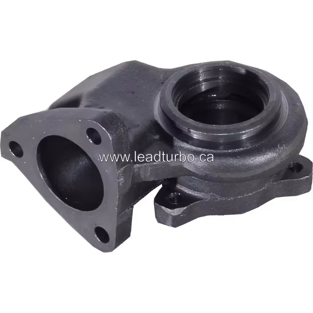 Détail entrée échappement carter turbine aftermarket