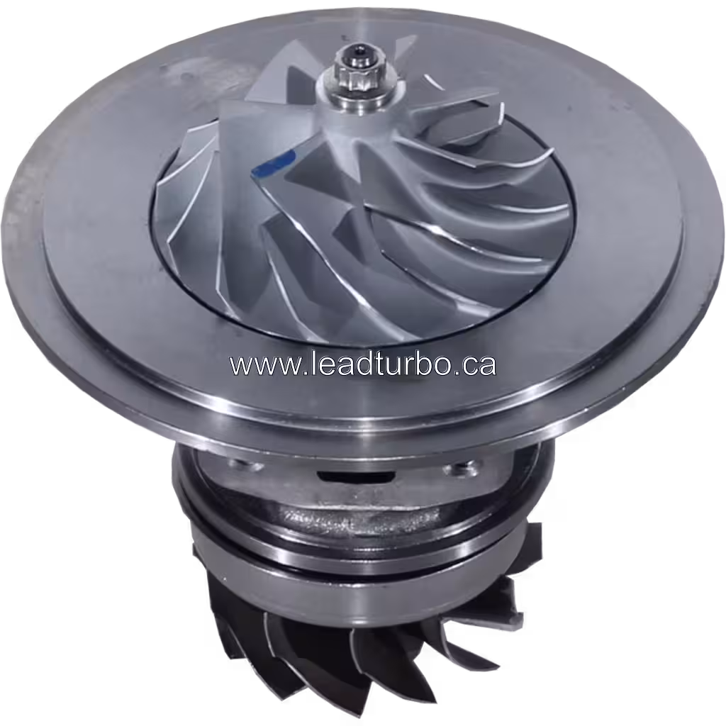 Vue latérale du core turbo J96 aftermarket