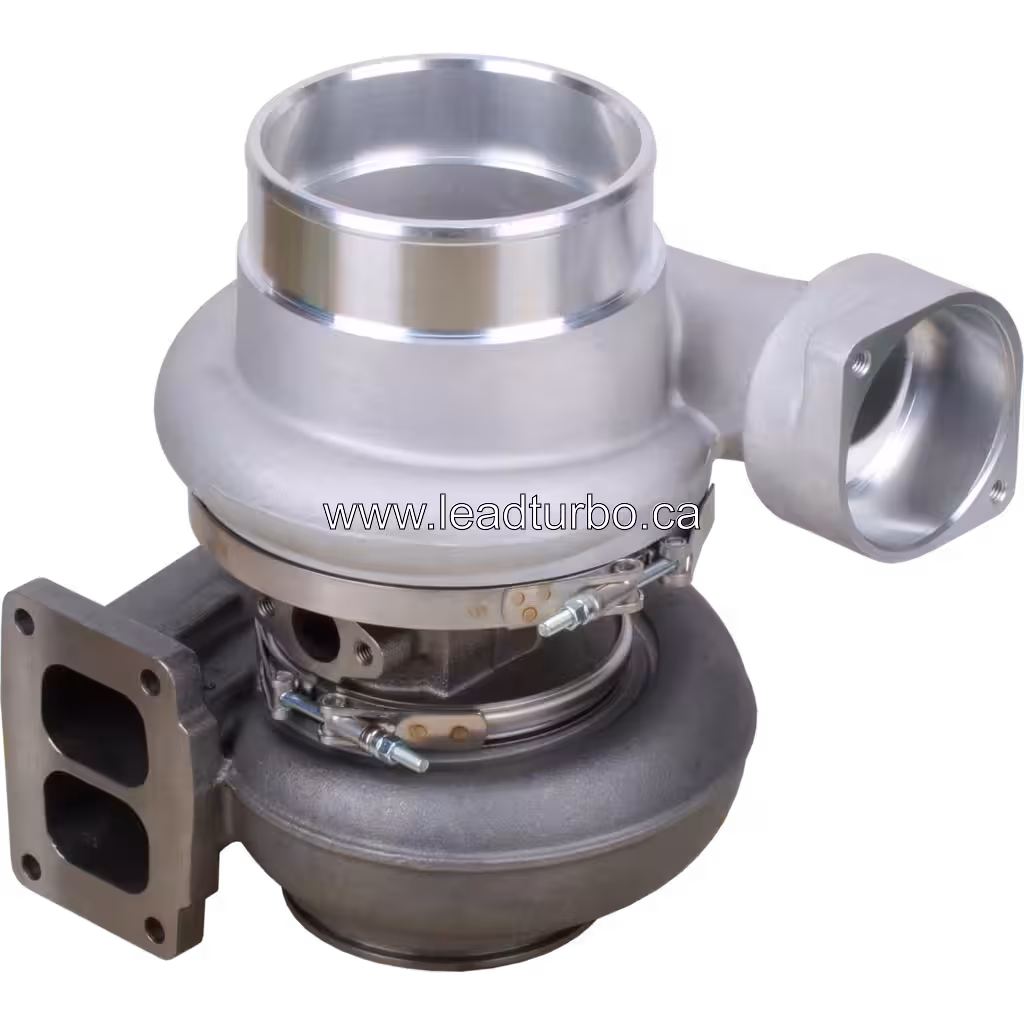 Turbocompresseur de remplacement 0R5754 TV8106 pour CAT 353 3408T 45 degree view