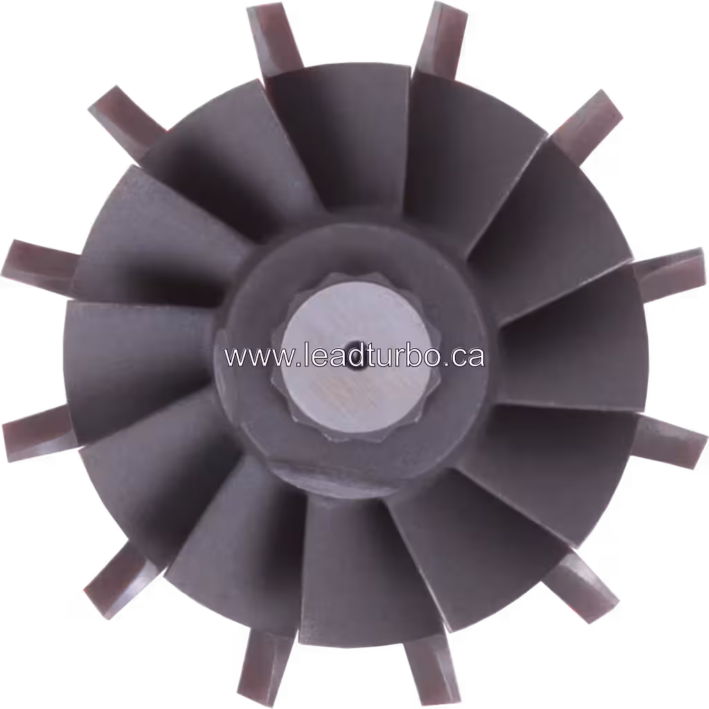Close-up of 3539805 Turbine Wheel blades