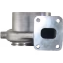 Grey cast metal turbine housing FOR 49178-01420 TH front view