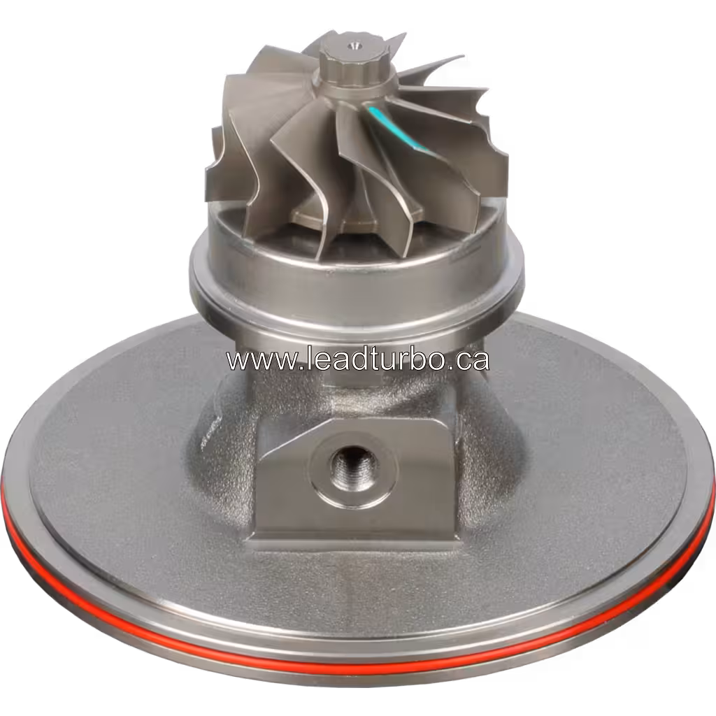 53317100028 core bottom view revealing turbine wheel and housing