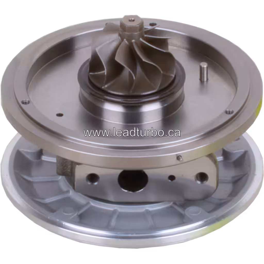 790179-5002S GTB1549LV Turbocharger Core for Renault and Opel bottom 45 degree view