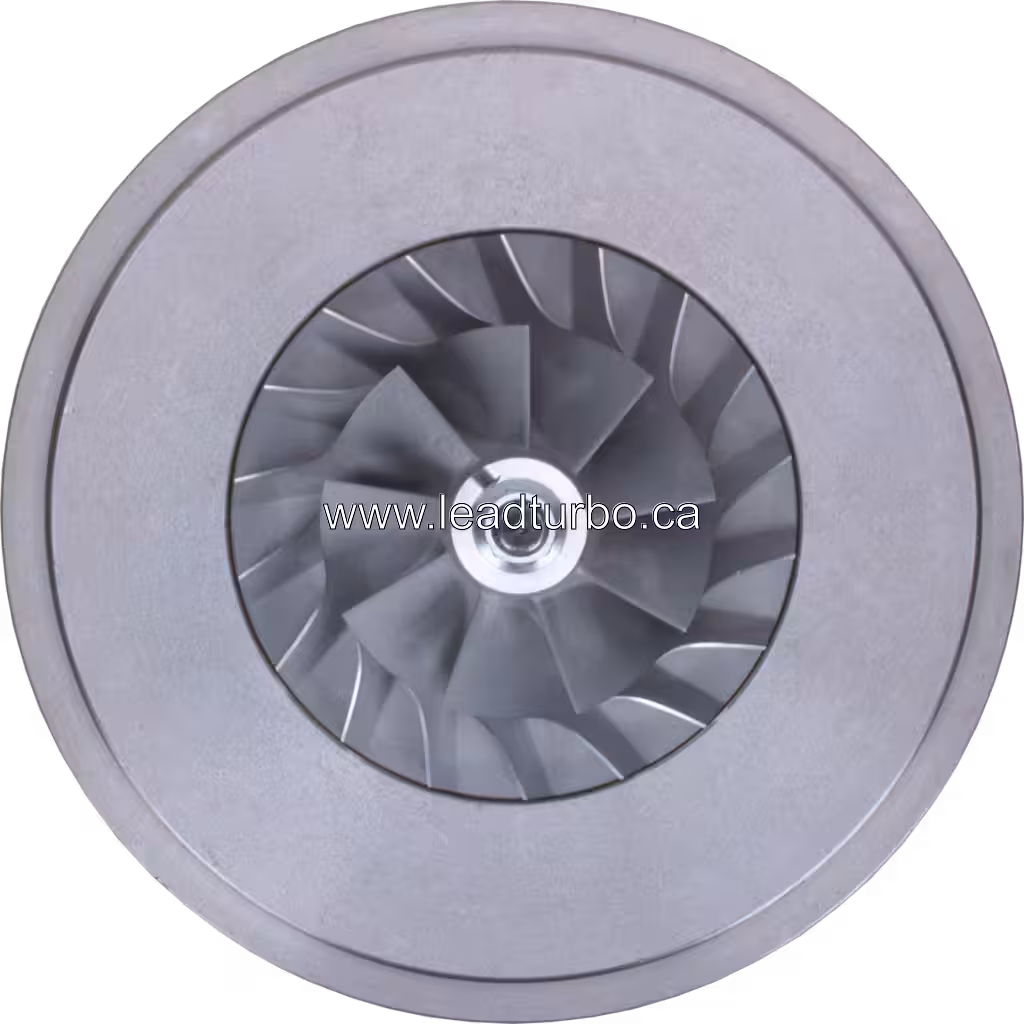 Vue avant du core de turbocompresseur TD09L-34QRC réf. 49132-05110