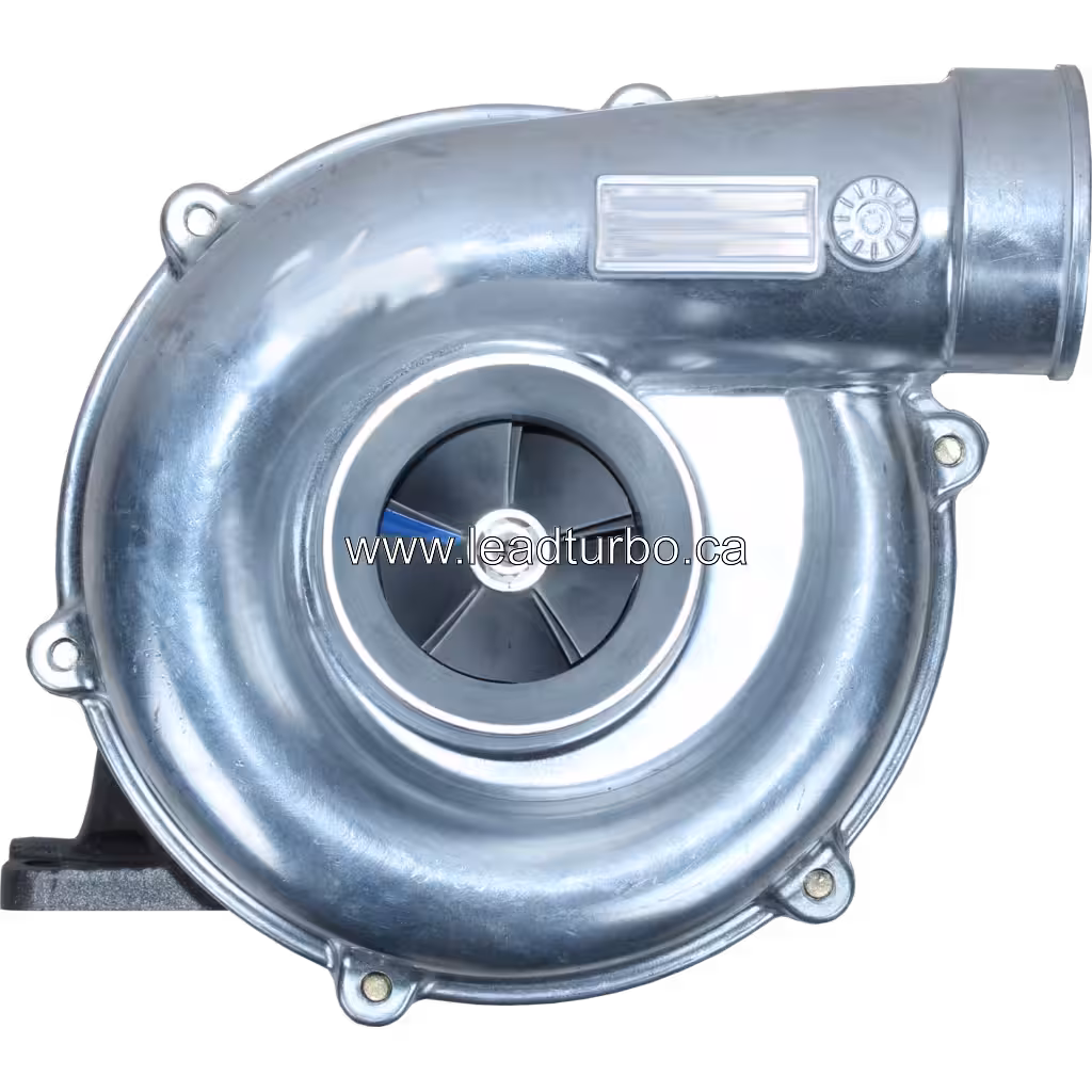 24100-1860B turbocharger front view with silver compressor housing and visible impeller